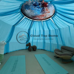 PC Dome House 13.8 fT 4.2m 150 sq ft inner design